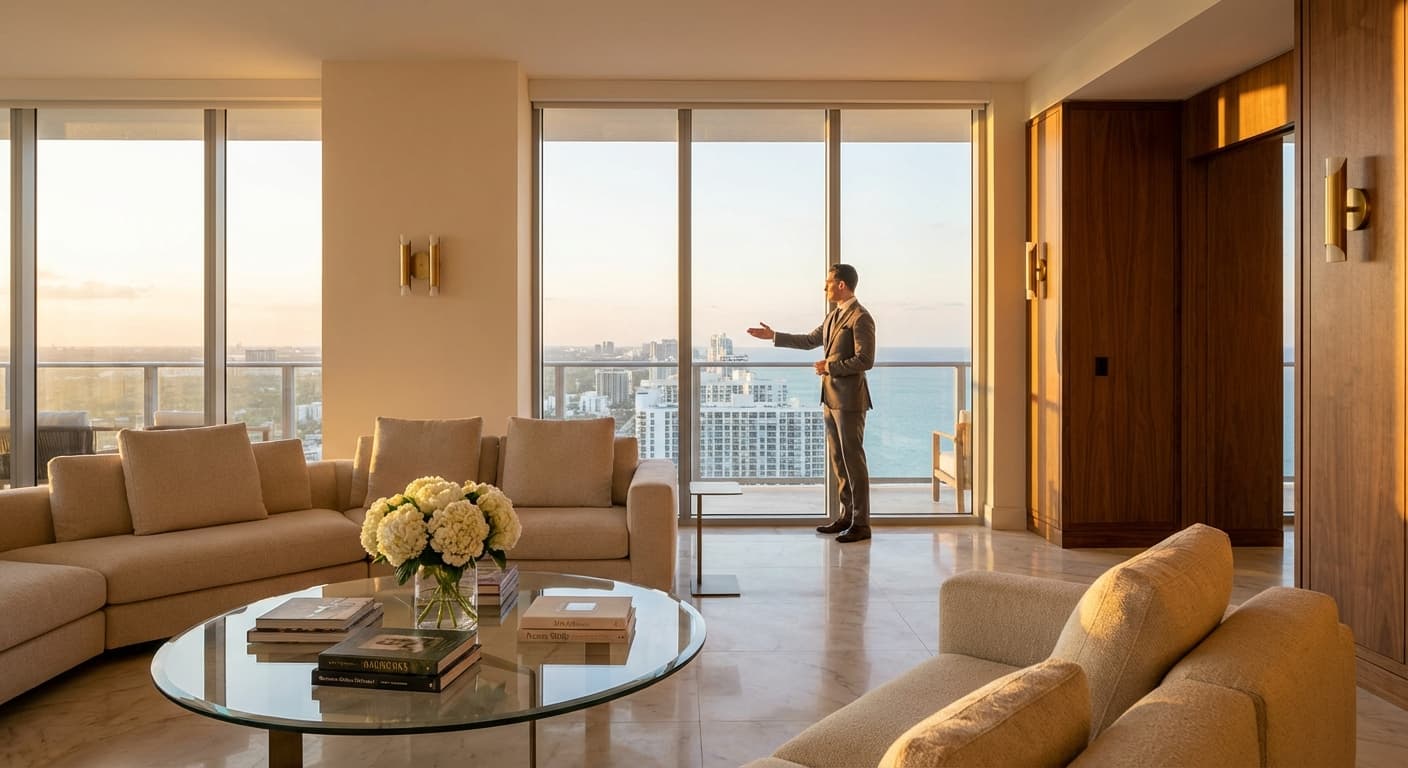 Luxury property interior viewing