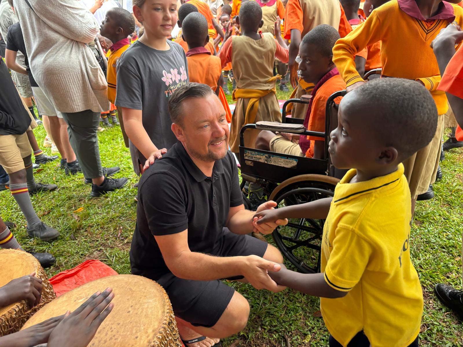 Chris White on an Operation Smile mission in Africa
