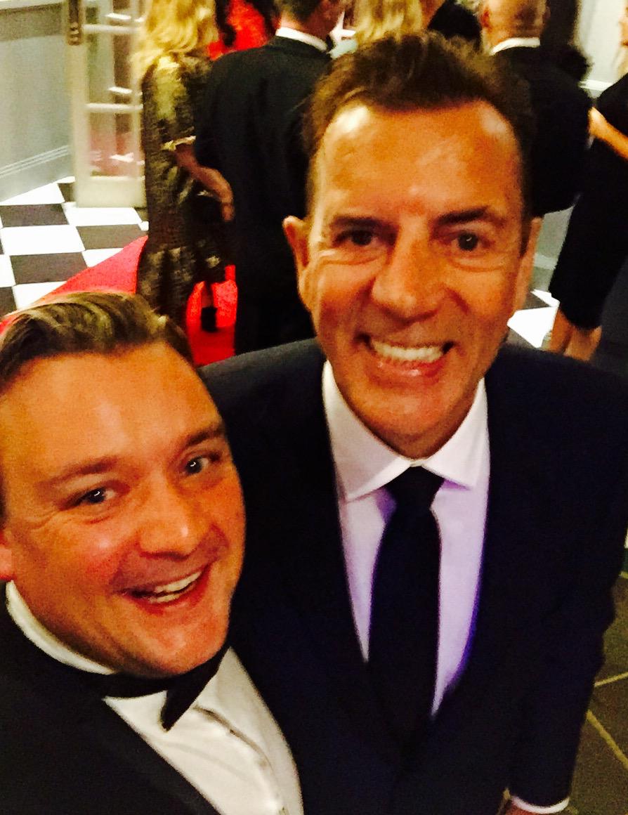 Chris White with Duncan Bannatyne, Dragons' Den entrepreneur and Apple Tree Lane co-developer