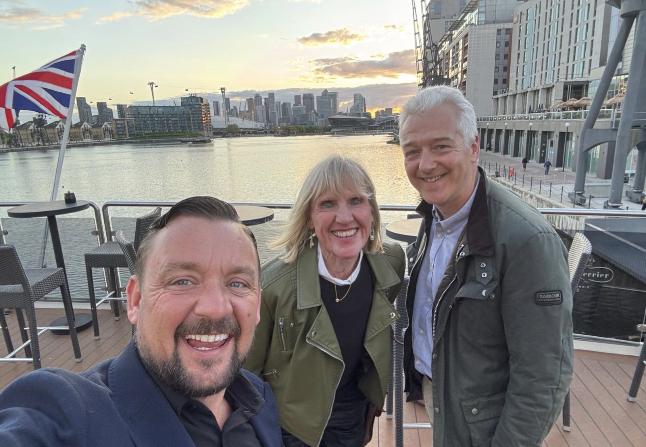 Chris with David & Sarah